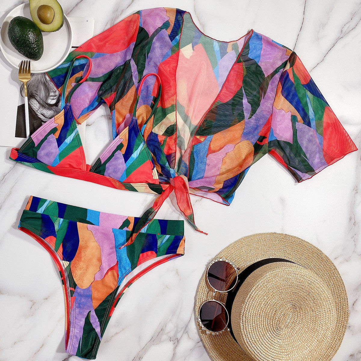 Three Piece Split Swimsuit