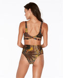 One Piece Leaf Print