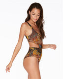 One Piece Leaf Print