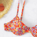 High Waist Floral Bikini