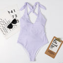Striped One-Piece Swimsuit