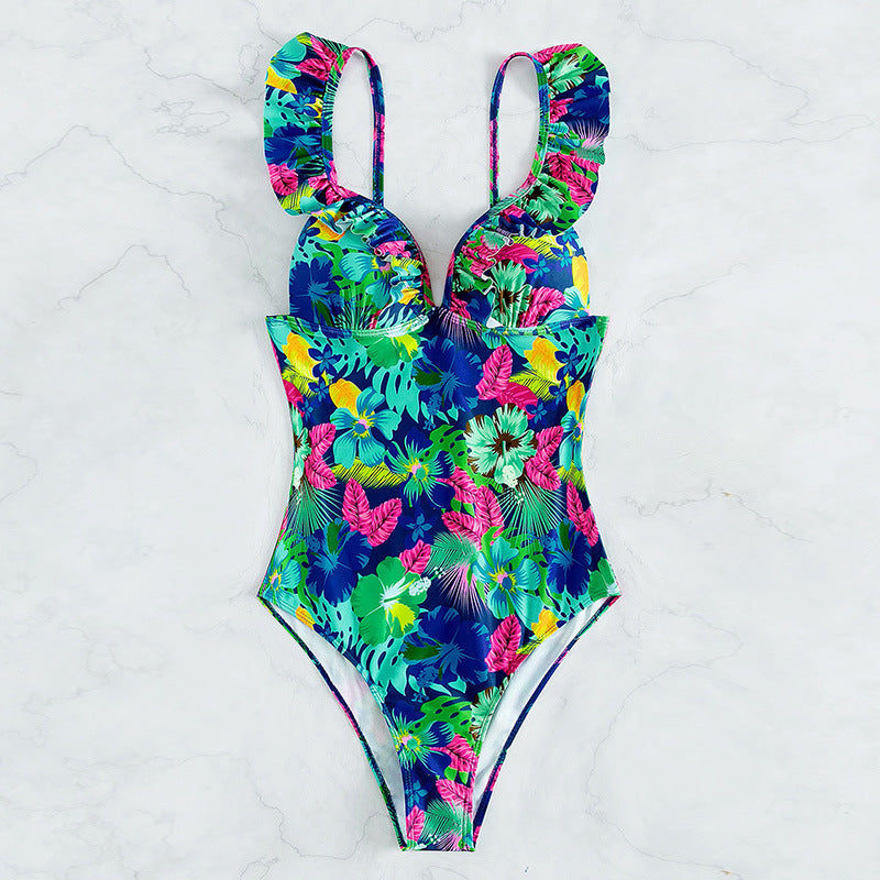 Ruffled One Piece