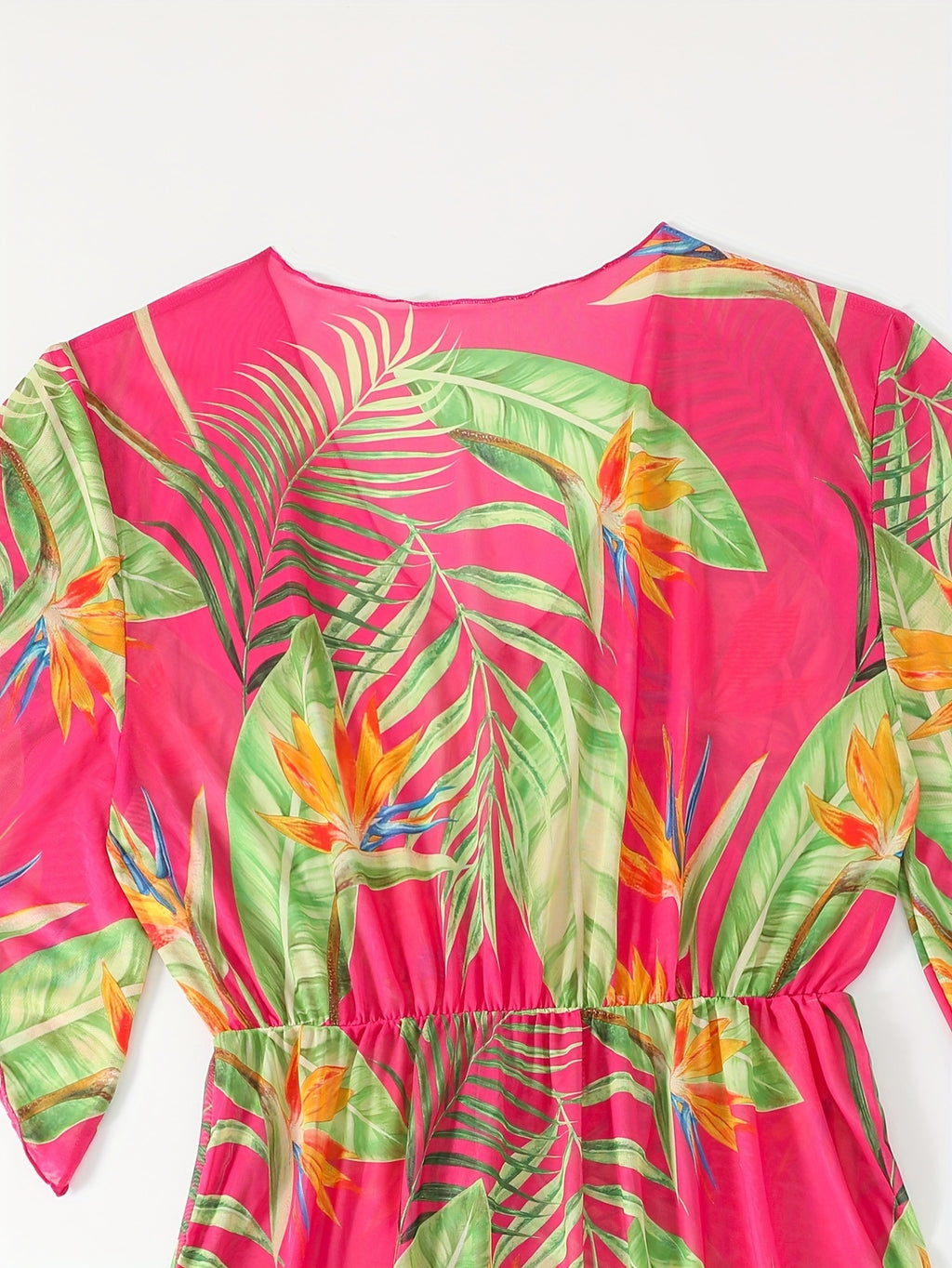 Oversize Tropical Cover-up