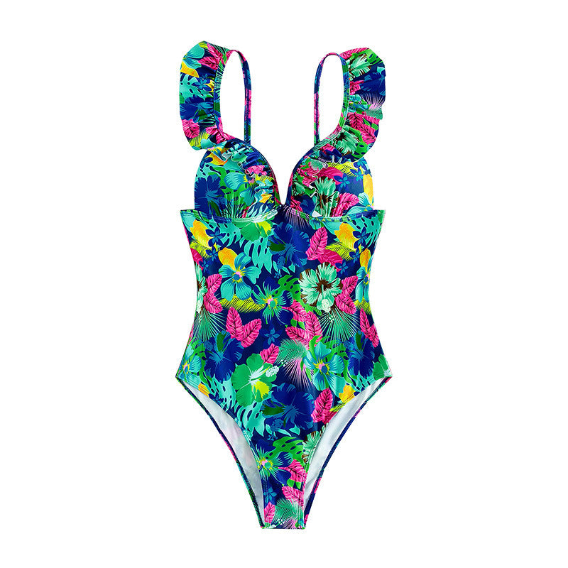 Ruffled One Piece