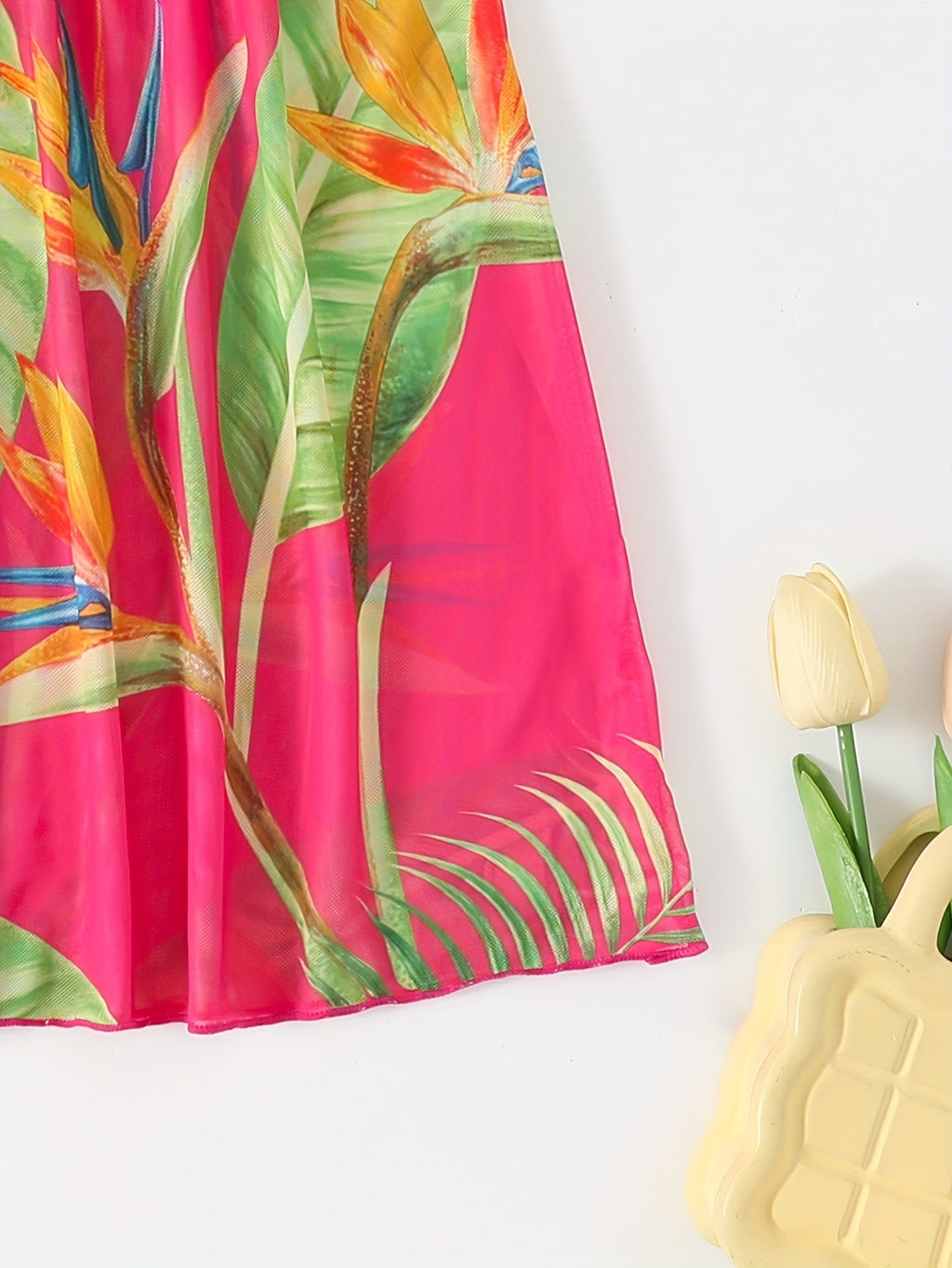Oversize Tropical Cover-up