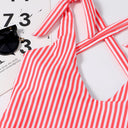 Striped One-Piece Swimsuit