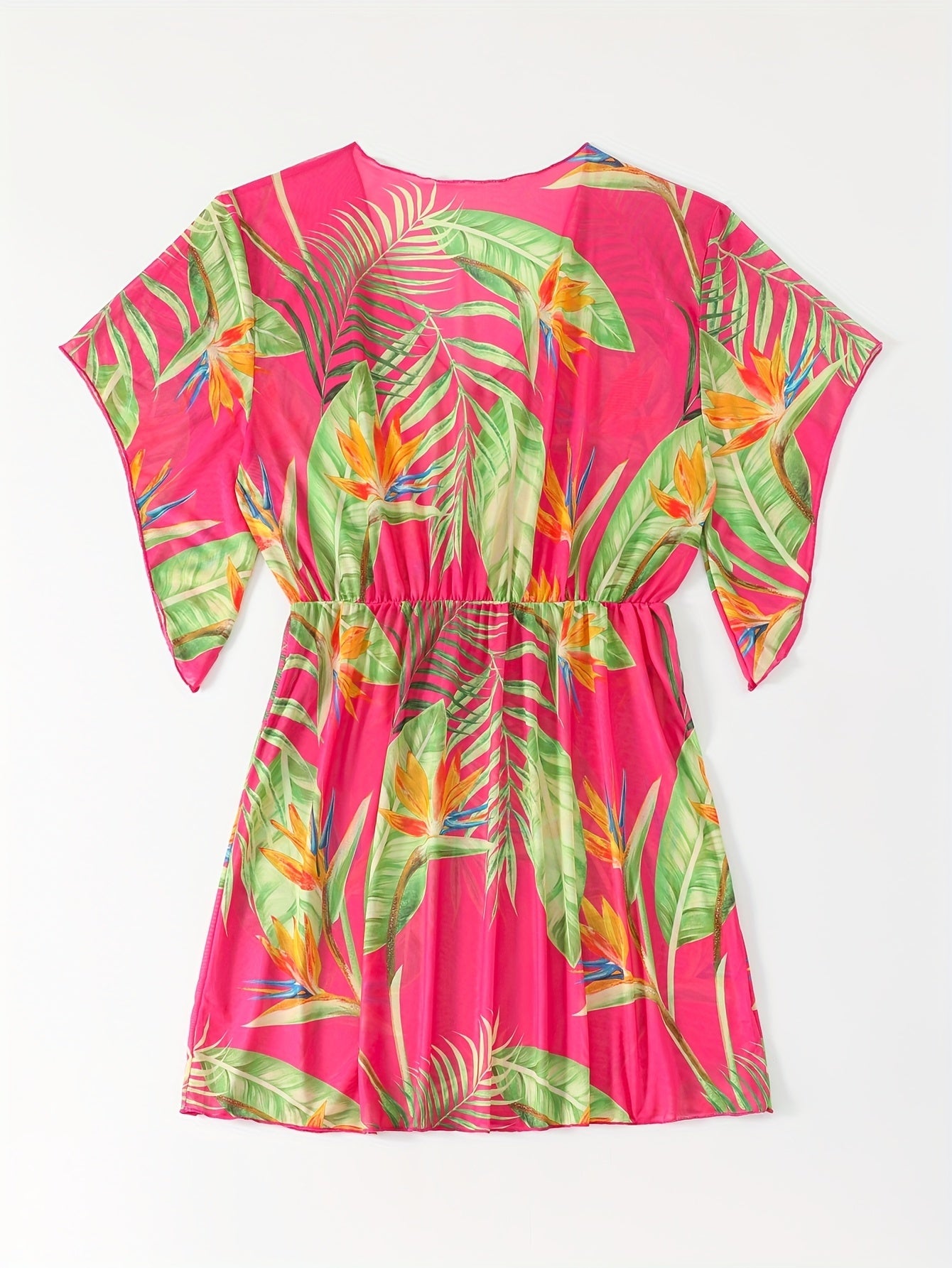 Oversize Tropical Cover-up