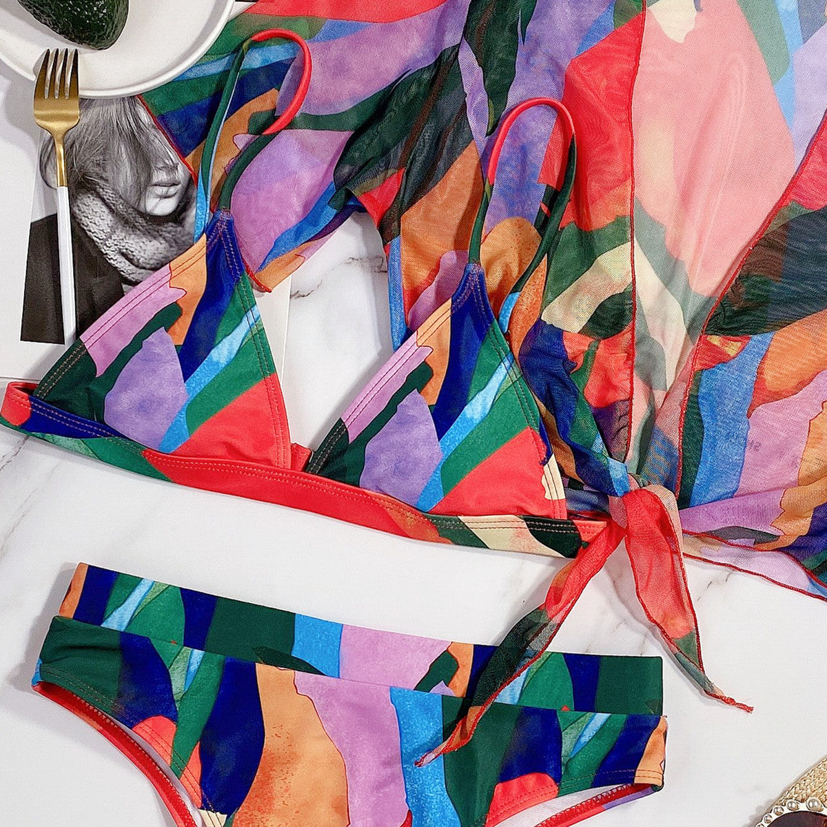 Three Piece Split Swimsuit